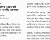 New Leaders Tapped for Black Realty Group - HBREA 2021