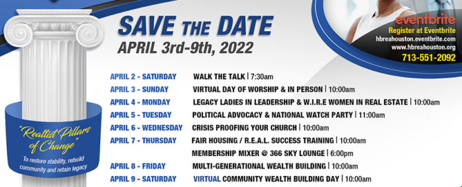 HBREA Realist Week (Save the Date)