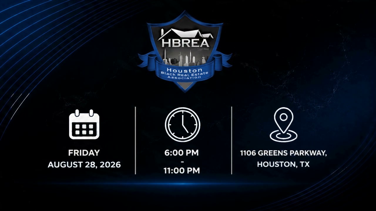 HBREA and Women's Council of HBREA networking social: Friday, August 28, 2026, 6:00 PM to 11:00 PM, 1106 Greens Parkway, Houston, TX